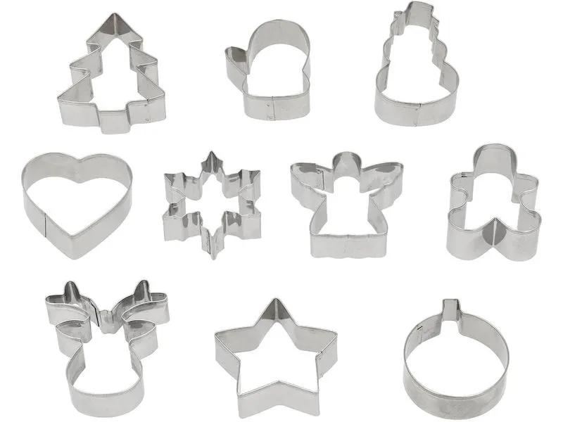 Blomsterberg Keksausstecher, 10-teilig, Stahl Blomsterberg Keksausstecher, 10-teilig, Stahl