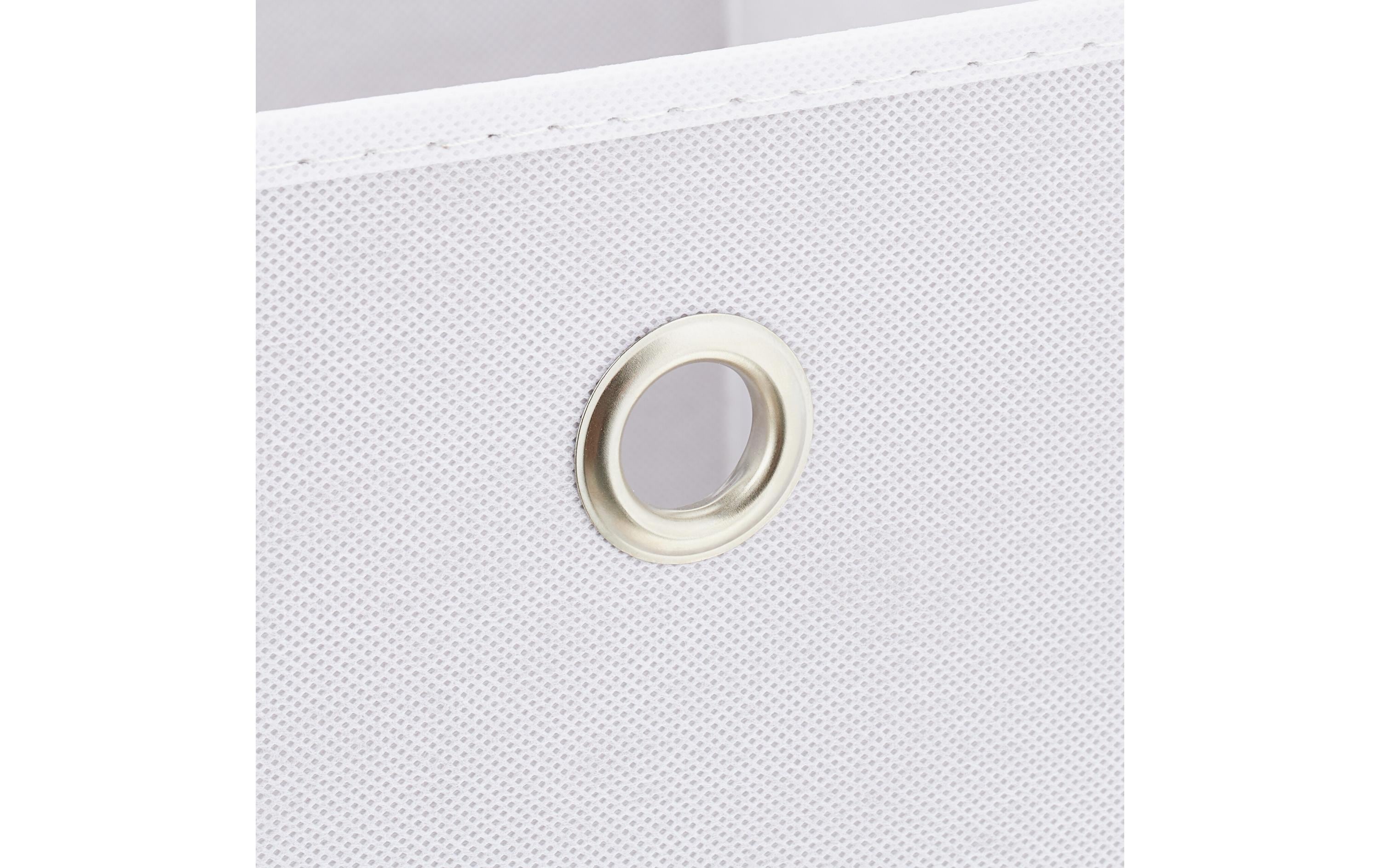 relaxdays Aufbewahrungsbox 4er Set Weiss