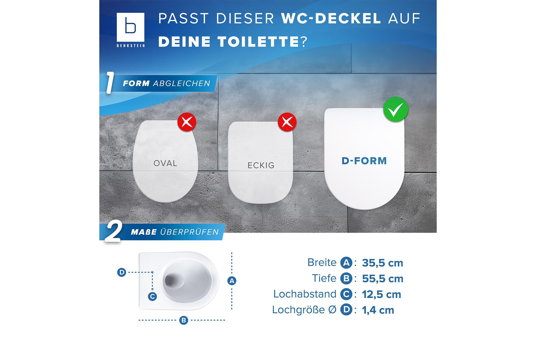 Benkstein Toilettensitz D-Form Benkstein Toilettensitz D-Form