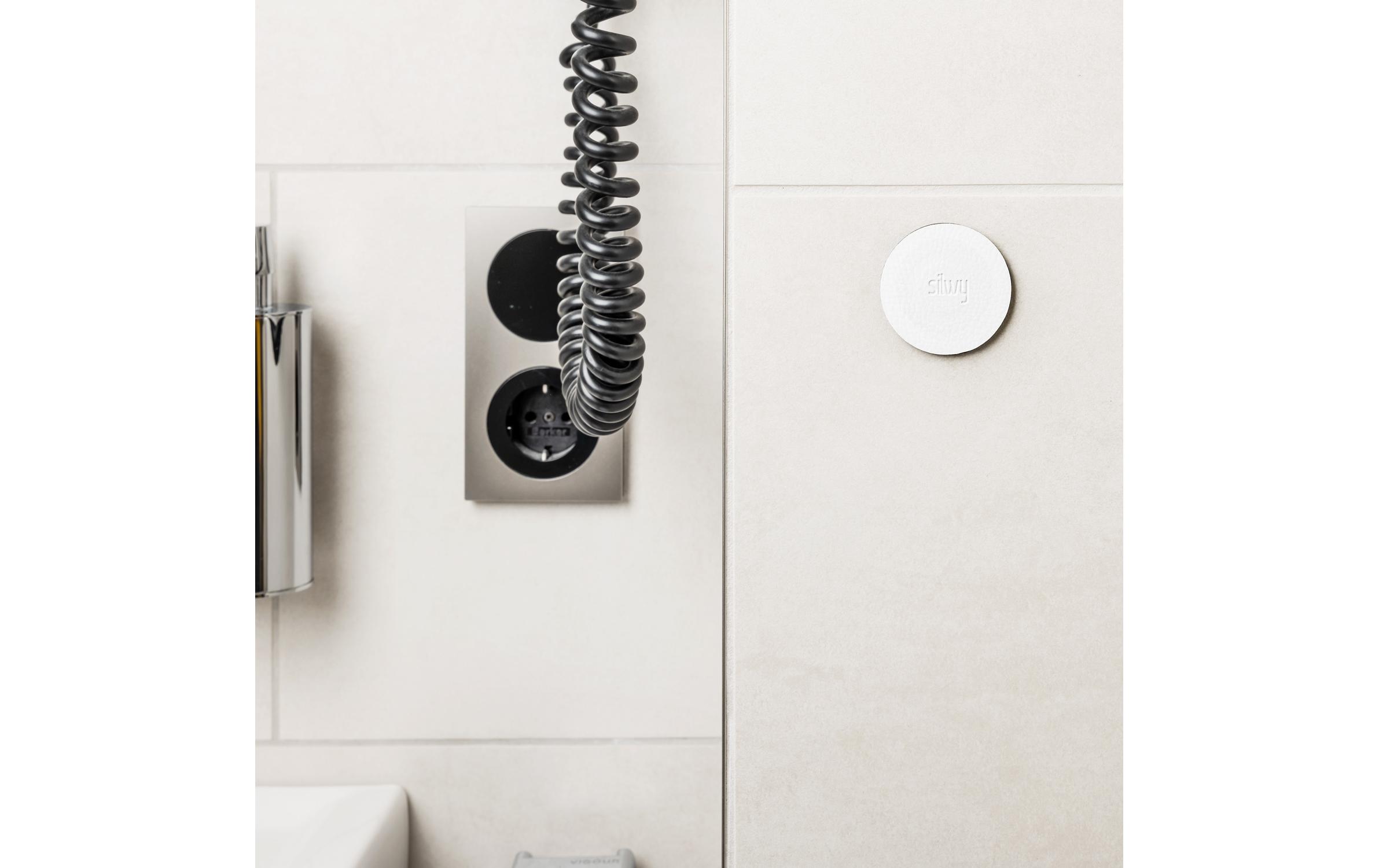 Silwy Haken Metall-Nano-Gel-Pads, 4er-Set, Weiss 5 cm Silwy Haken Metall-Nano-Gel-Pads, 4er-Set, Weiss 5 cm