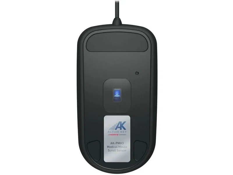 Active Key Maus AK-PMH3OS-US-B Medical Mouse Scroll Schwarz Active Key Maus AK-PMH3OS-US-B Medical Mouse Scroll Schwarz