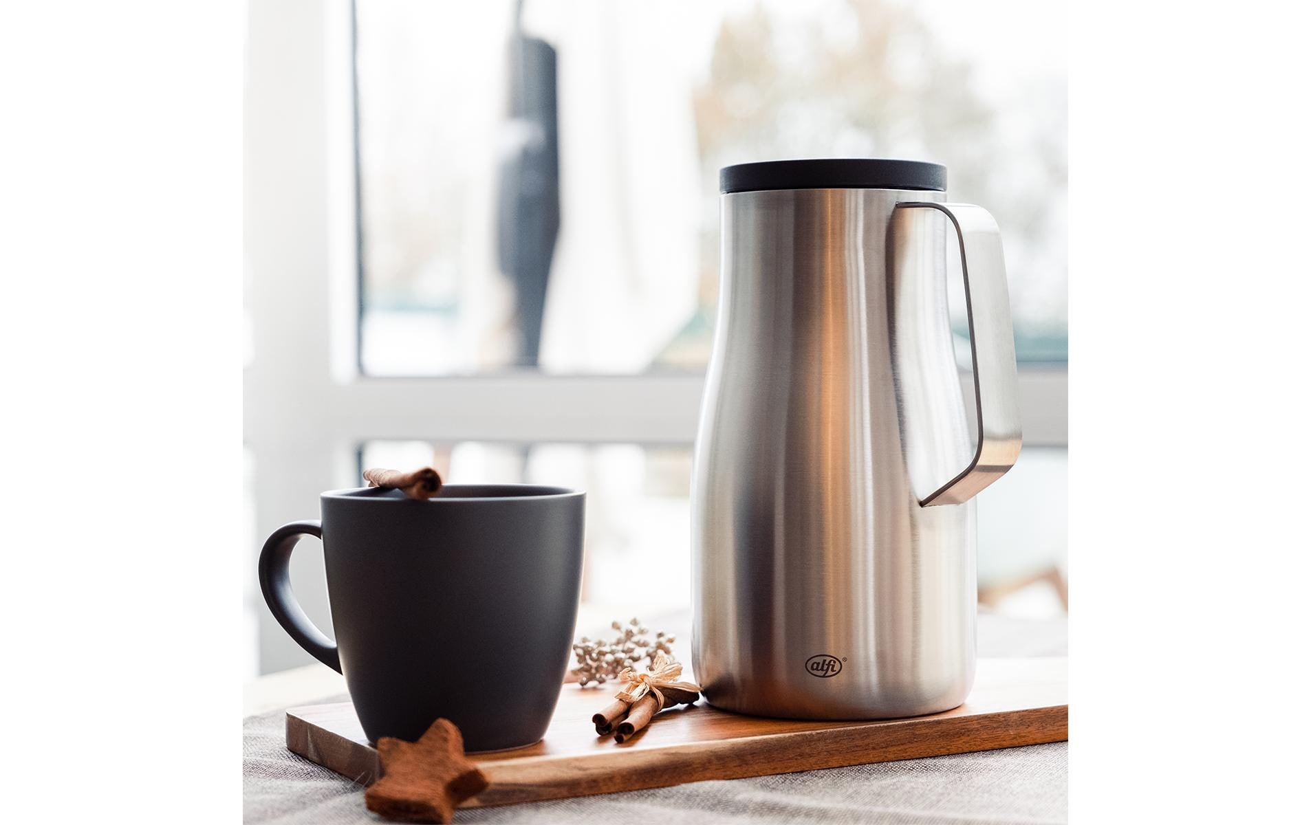 Alfi Thermoskanne Studio 1000 ml, Silber Alfi Thermoskanne Studio 1000 ml, Silber