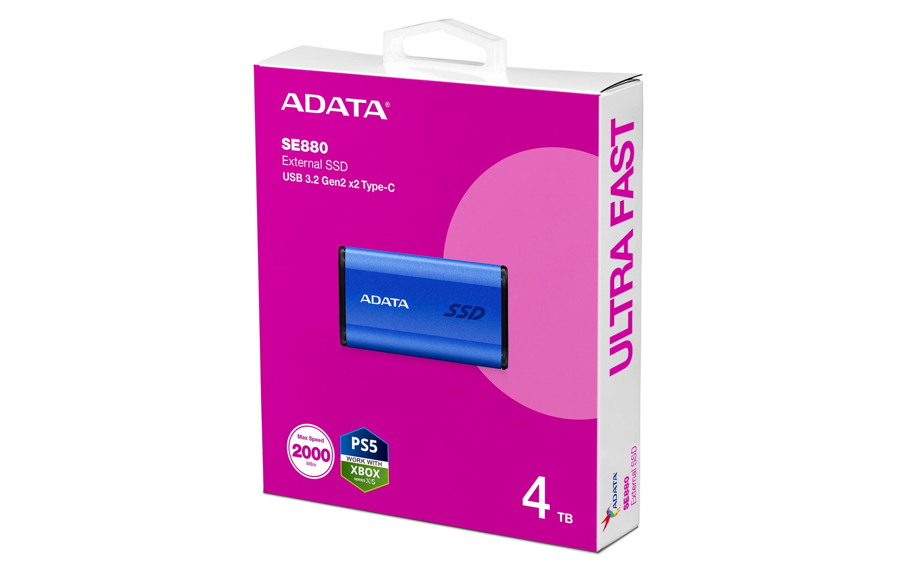 ADATA Externe SSD SE880 4000 GB