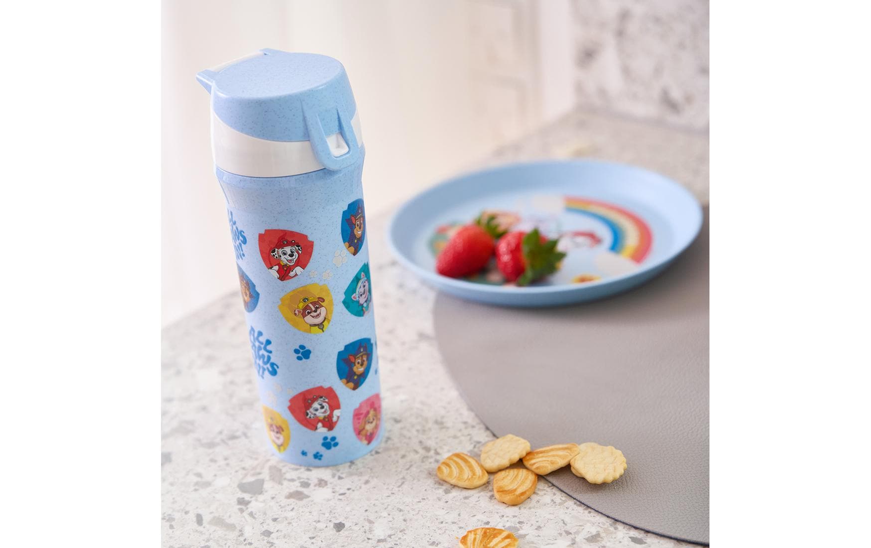 Koziol Kinderteller CONNECT PAW PATROL sky blue 400 ml Koziol Kinderteller CONNECT PAW PATROL sky blue 400 ml