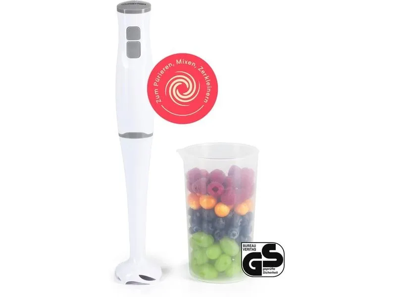 GOURMETmaxx Stabmixer Weiss