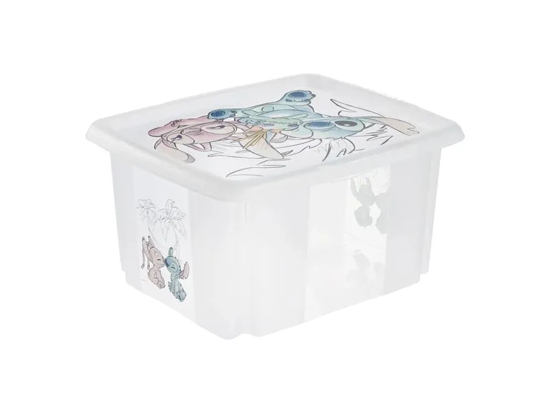 keeeper Karolina Stapelbox Kunststoff 24 l Transparent mit Motiv keeeper Karolina Stapelbox Kunststoff 24 l Transparent mit Motiv