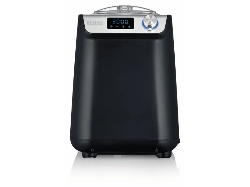 Severin Glacemaschine EZ 7407 1.2 l, Schwarz/Silber Severin Glacemaschine EZ 7407 1.2 l, Schwarz/Silber