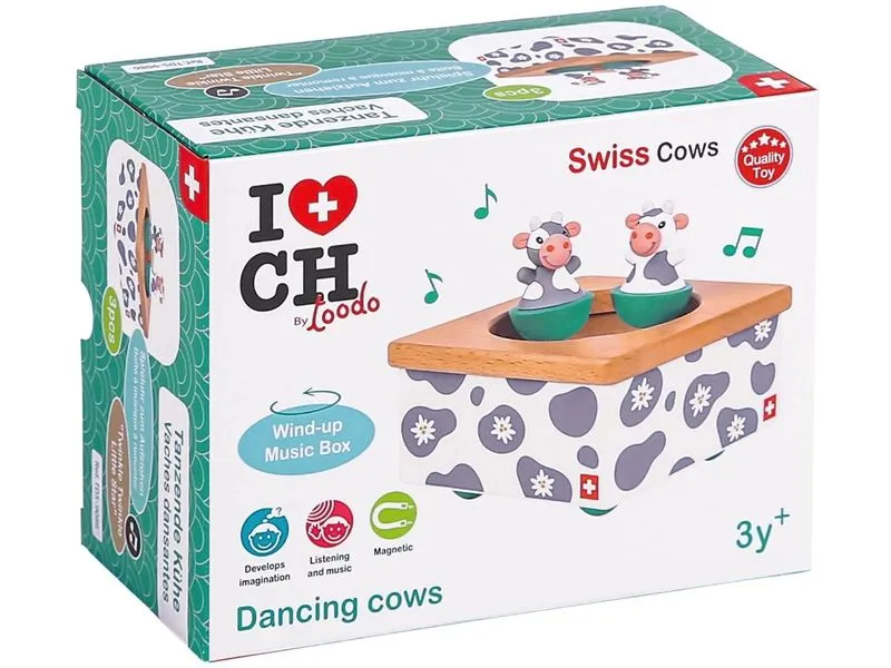 Spielba Holzspielwaren Musikdose Kuh Spielba Holzspielwaren Musikdose Kuh