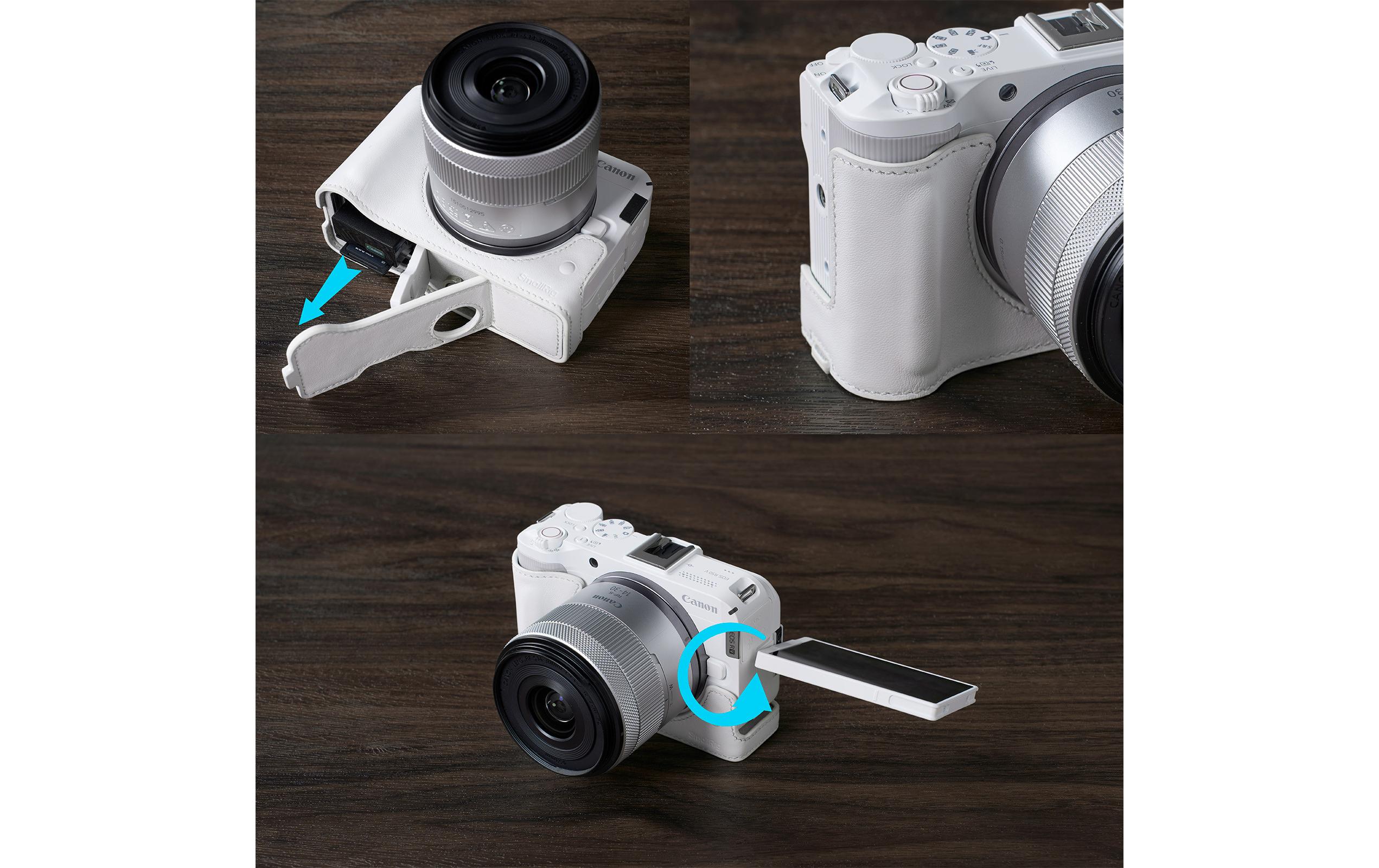 Smallrig Leather Half Case Kit Weiss