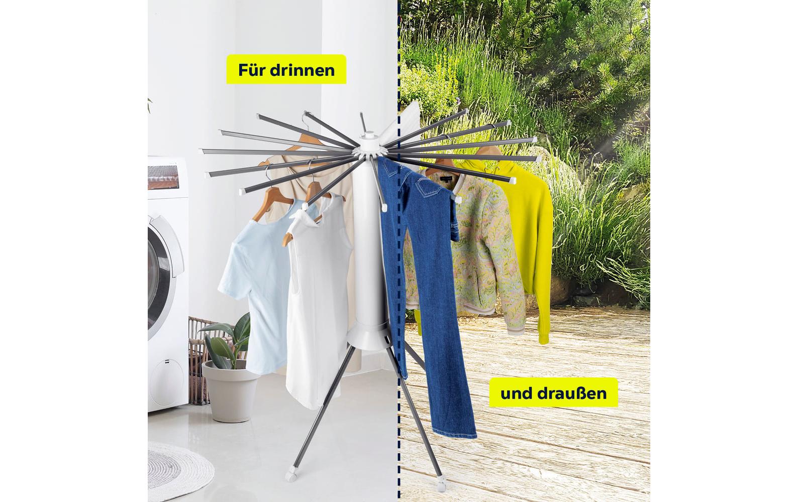 EASYmaxx Standtrockner 8 m Leine, 20 kg Wäsche