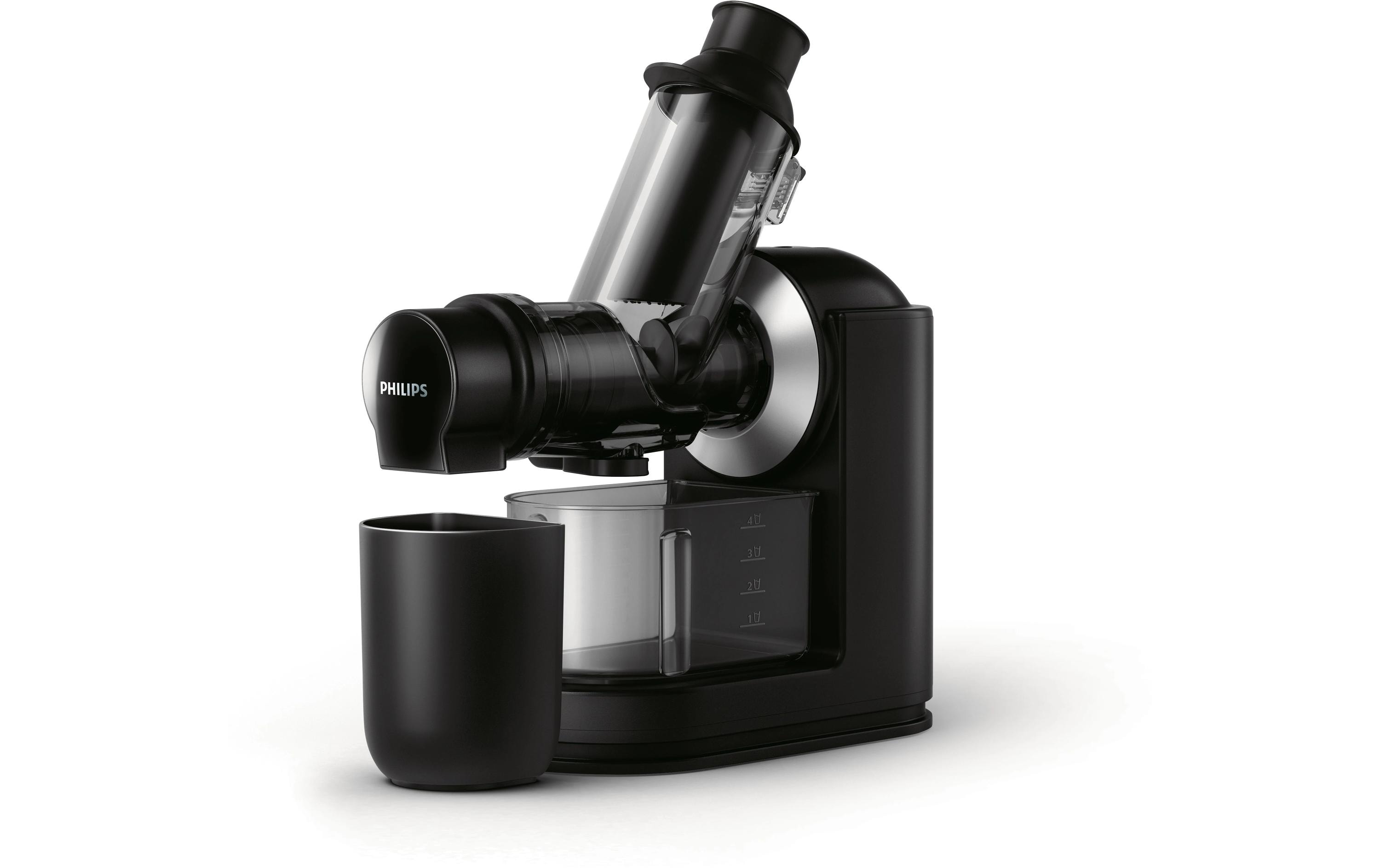 Philips Slow Juicer Viva Collection HR1889/70 Schwarz/Silber Philips Slow Juicer Viva Collection HR1889/70 Schwarz/Silber