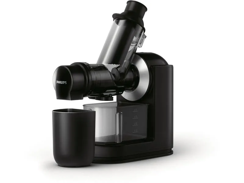Philips Slow Juicer Viva Collection HR1889/70 Schwarz/Silber Philips Slow Juicer Viva Collection HR1889/70 Schwarz/Silber