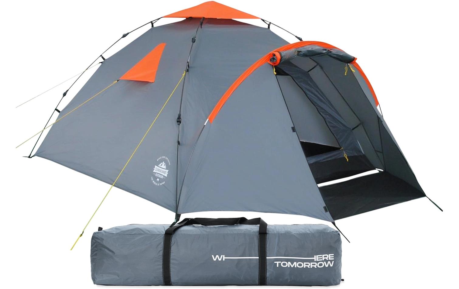 Where tomorrow Drei Personenzelt Pop-Up - Grau Where tomorrow Drei Personenzelt Pop-Up - Grau