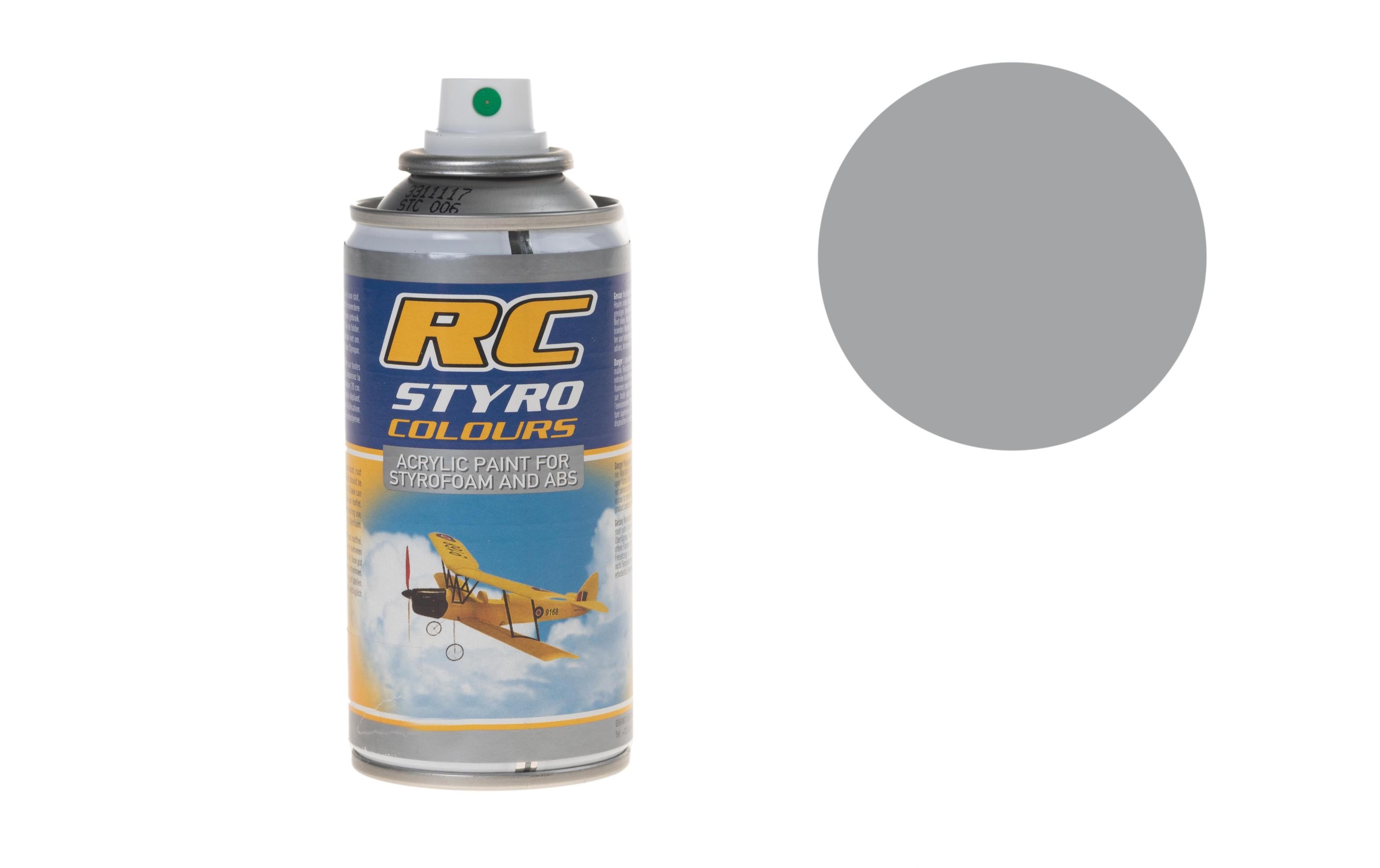 Ghiant Kunststoffspray RC STYRO Silber 810 150 ml