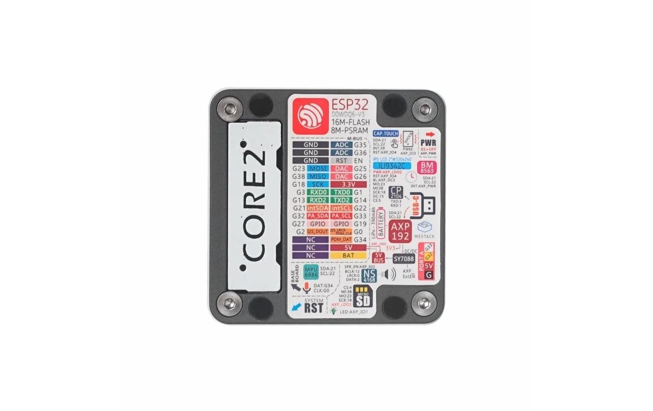 M5Stack Entwicklerboard M5 Core 2 ESP32 IoT Development Kit