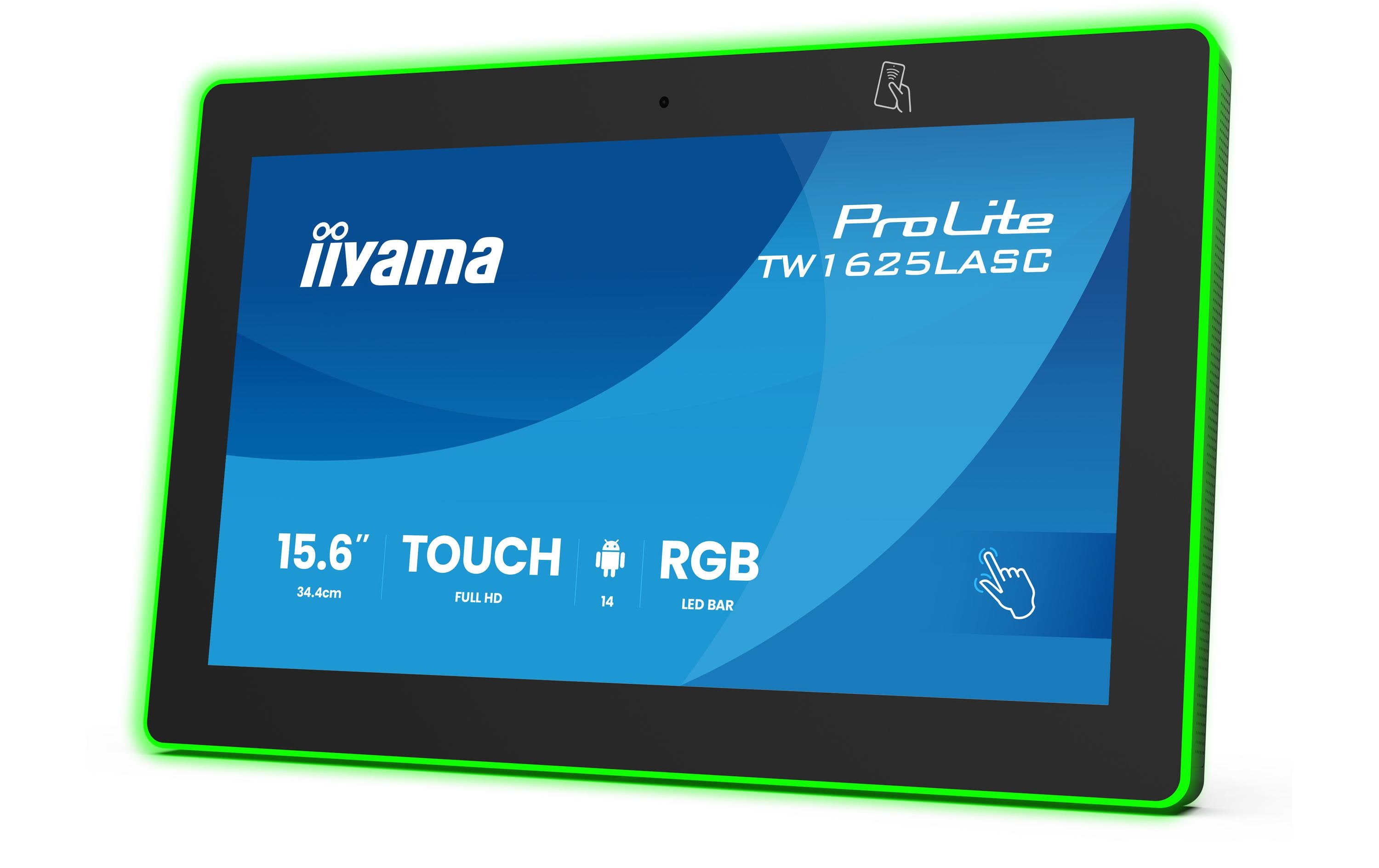 iiyama ProLite TW1625LASC-B3PNR 15.6 RGB LED Touch