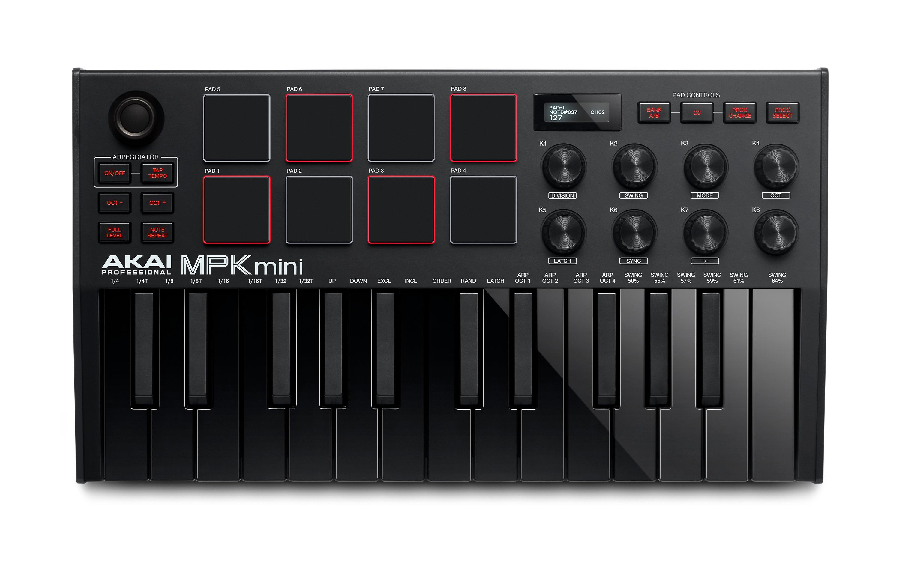 Akai Keyboard Controller MPK Mini MK3 Black