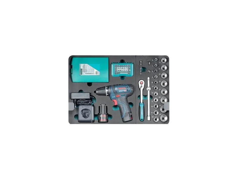 Technocraft Werkzeugkoffer PRO GSR mit Akkuschrauber 147-teilig Technocraft Werkzeugkoffer PRO GSR mit Akkuschrauber 147-teilig