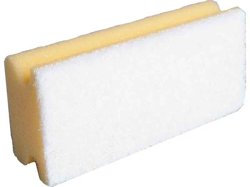 Edi Baur Schwamm Basic 10 Stück, Gelb/Weiss
