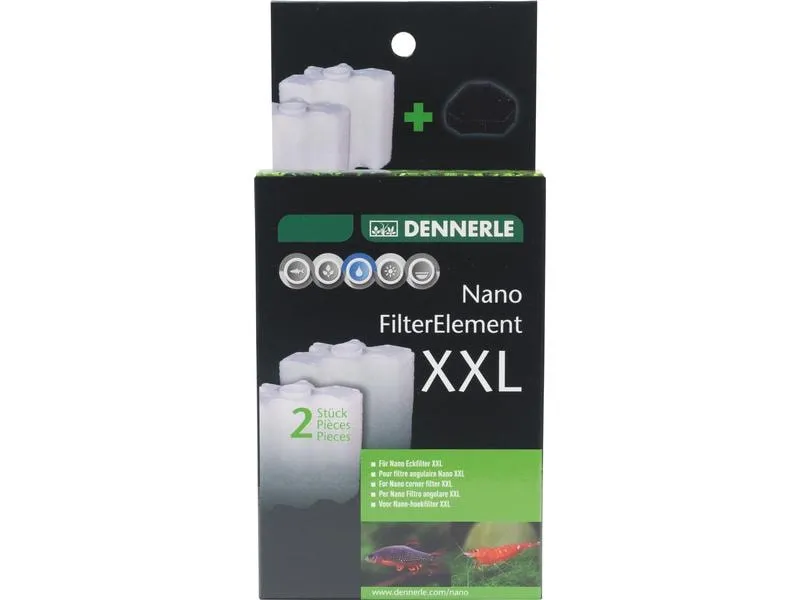 Dennerle Nano Filterelement XXL, 2 Stück Dennerle Nano Filterelement XXL, 2 Stück