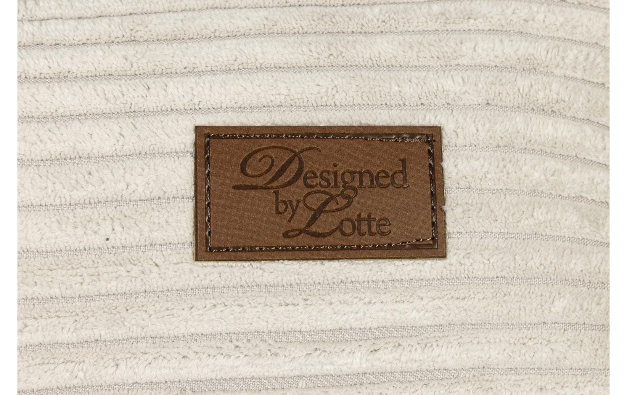 Designed by Lotte Hunde-Bett Ribbed Hellgrau 120x80x15cm Designed by Lotte Hunde-Bett Ribbed Hellgrau 120x80x15cm