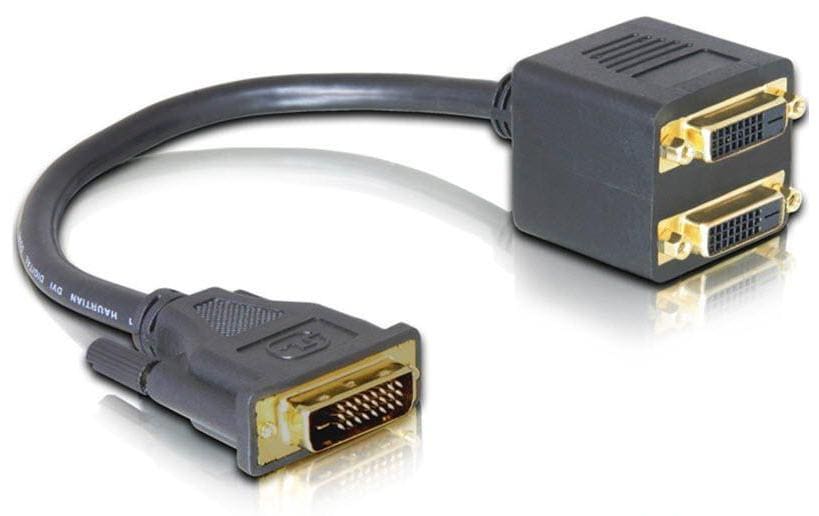 Delock 2-Port Signalsplitter DVI-D - DVI-D Delock 2-Port Signalsplitter DVI-D - DVI-D