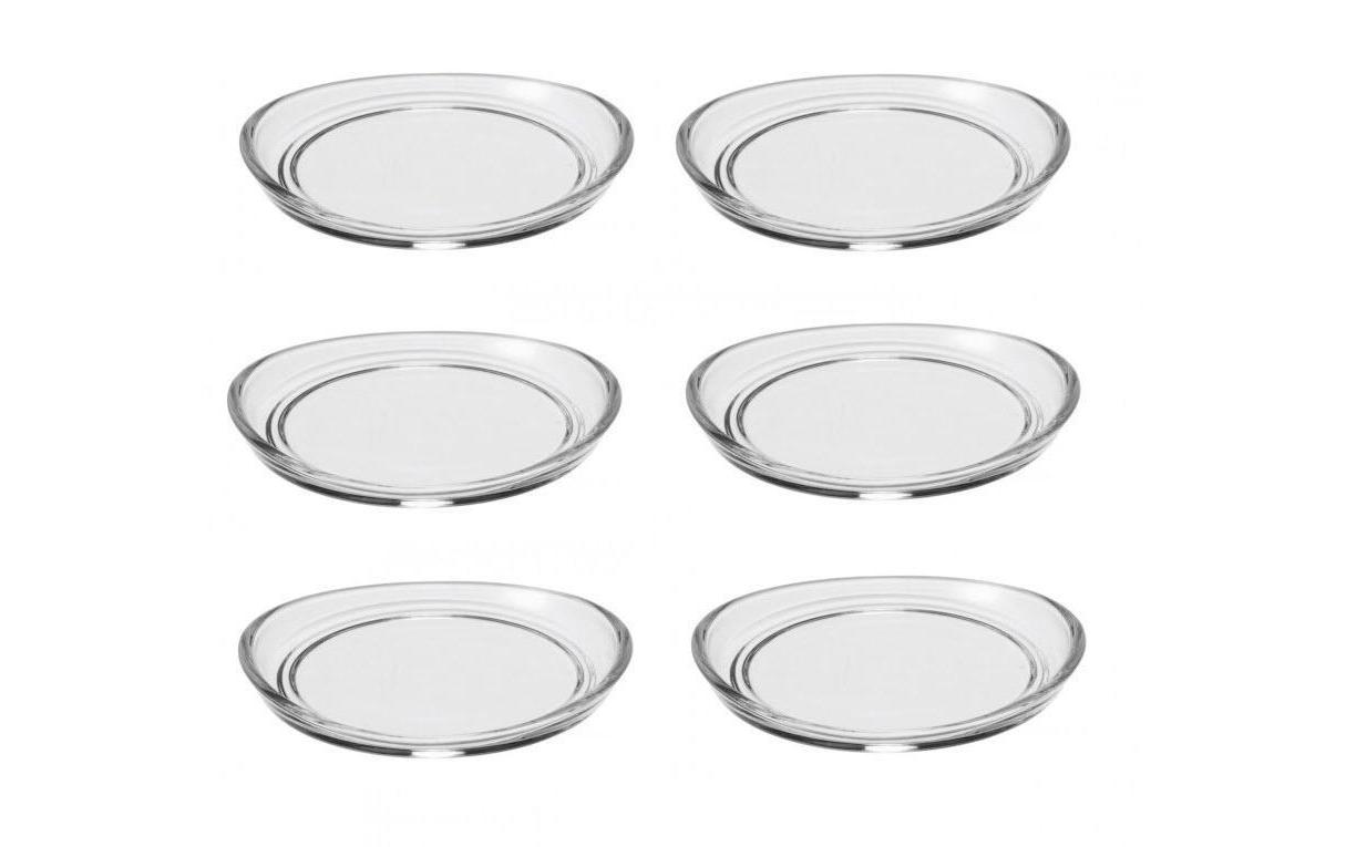 Leonardo Glasuntersetzer Loop 6 Stück, Transparent