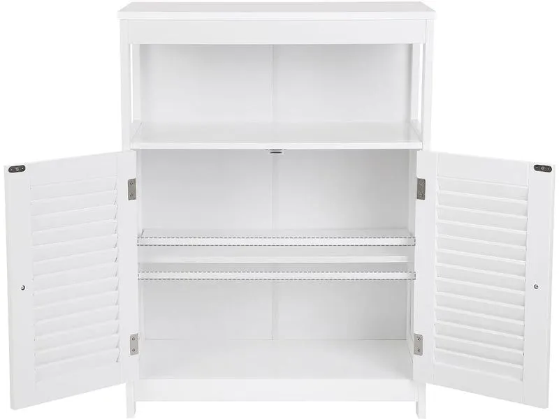 VASAGLE mit Doppeltür 60 x 80 cm, Weiss VASAGLE mit Doppeltür 60 x 80 cm, Weiss