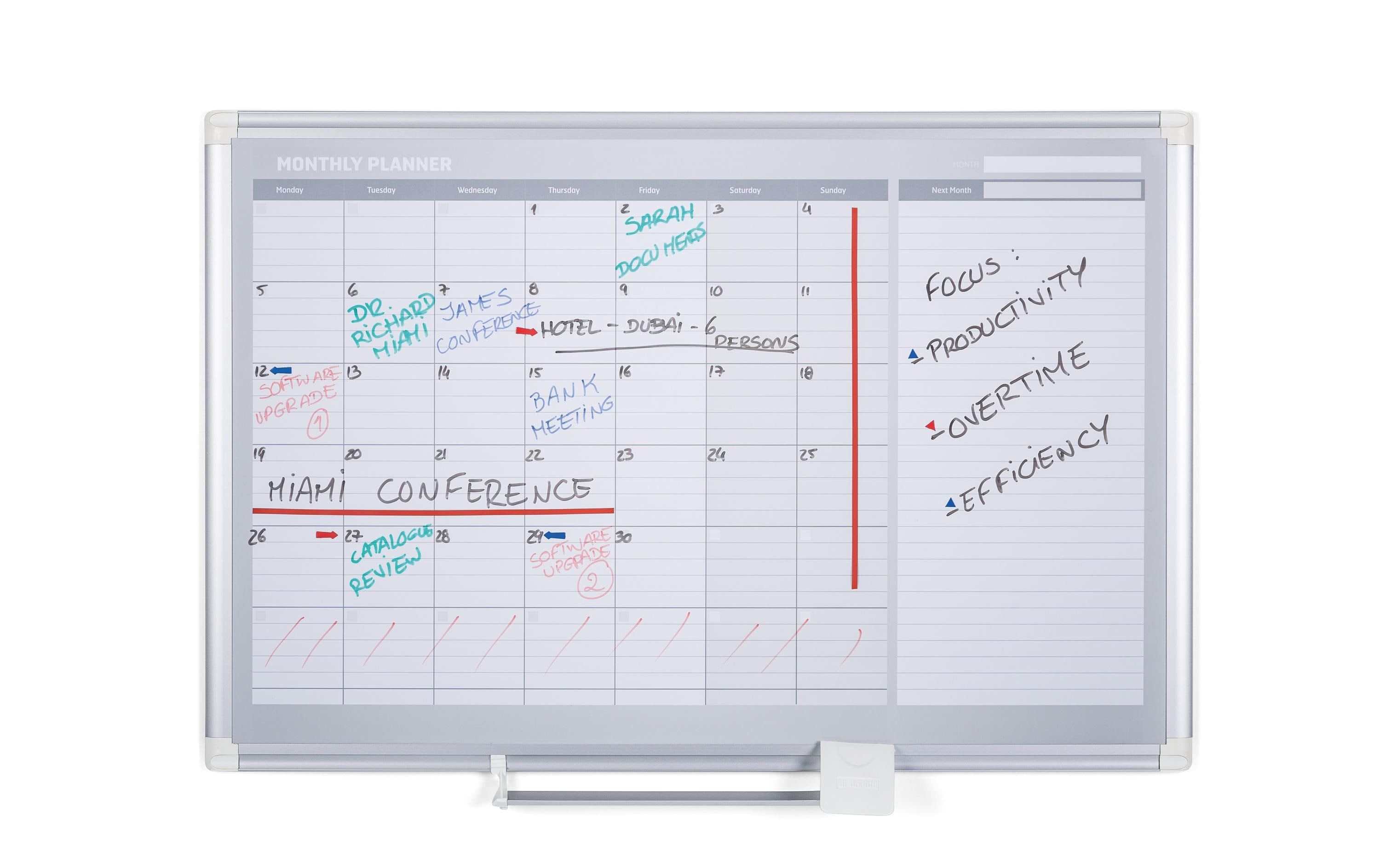 Bi-Office Magnethaftendes Whiteboard 60 cm x 90 cm, Weiss Bi-Office Magnethaftendes Whiteboard 60 cm x 90 cm, Weiss
