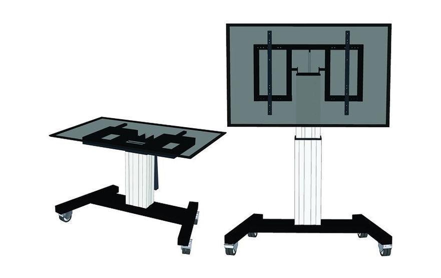 NEOMOUNTS TV-Trolley PLASMA-M2500T Silber NEOMOUNTS TV-Trolley PLASMA-M2500T Silber