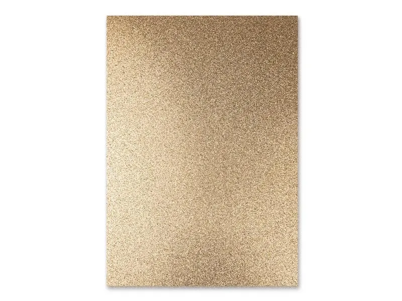 URSUS Glitzerkarton A4, 300 g/m², 10 Blatt, Champagner URSUS Glitzerkarton A4, 300 g/m², 10 Blatt, Champagner