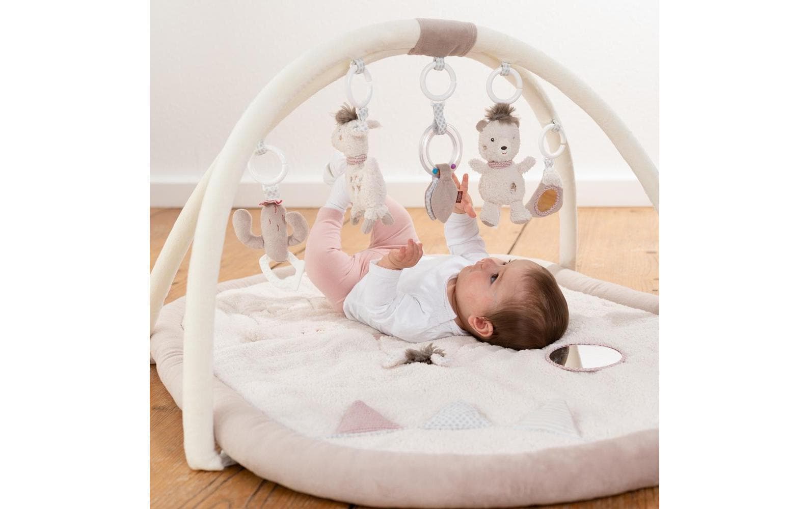 fehn Krabbeldecke mit Spielbogen Lama Peru fehn Krabbeldecke mit Spielbogen Lama Peru