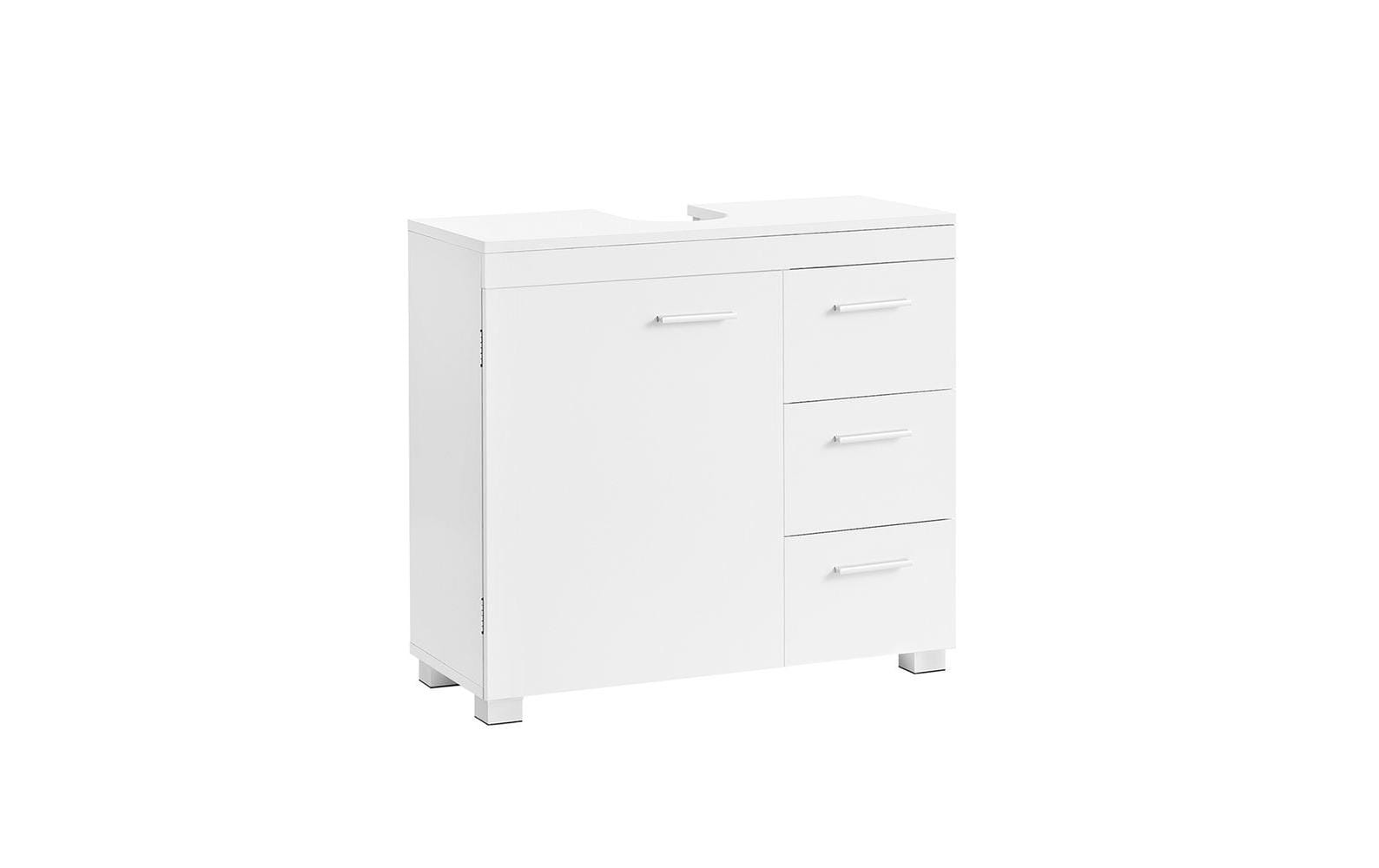 VASAGLE Badezimmerregal 64 x 70 cm, Weiss VASAGLE Badezimmerregal 64 x 70 cm, Weiss