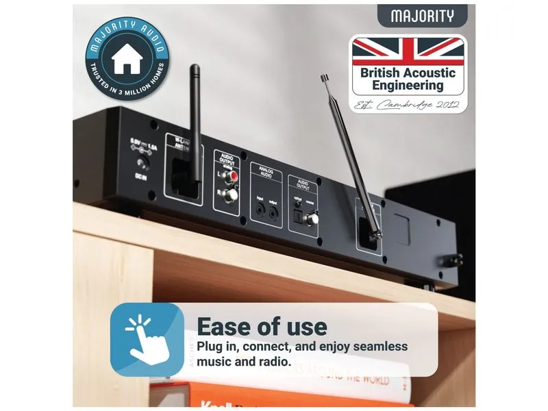 Majority Fitzwilliam 2024 DAB+ FM Bluetooth Spotify Connect Majority Fitzwilliam 2024 DAB+ FM Bluetooth Spotify Connect