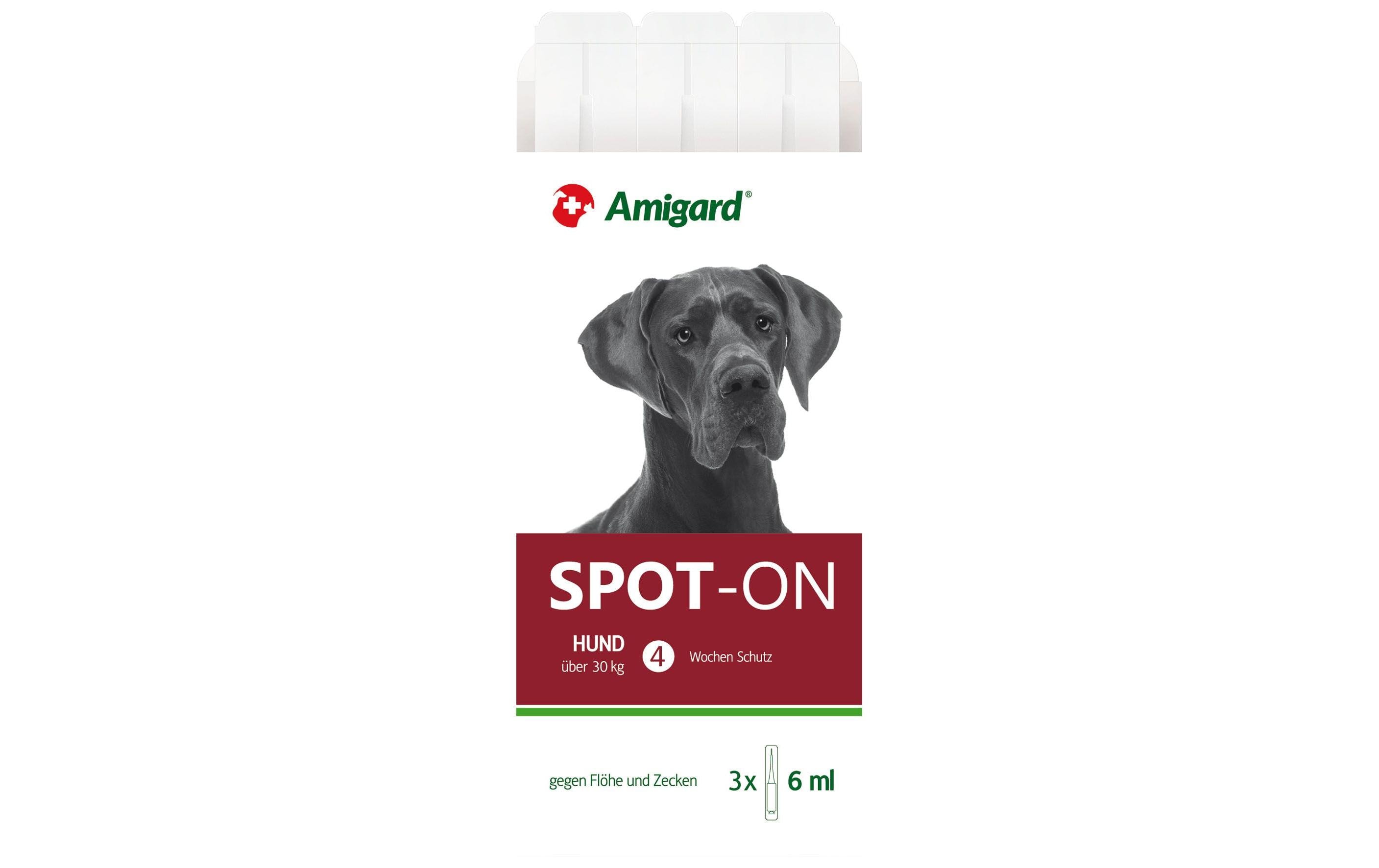 Amigard Anti-Parasit-Tropfen Spot-on Hund, 3 x 6 ml Amigard Anti-Parasit-Tropfen Spot-on Hund, 3 x 6 ml