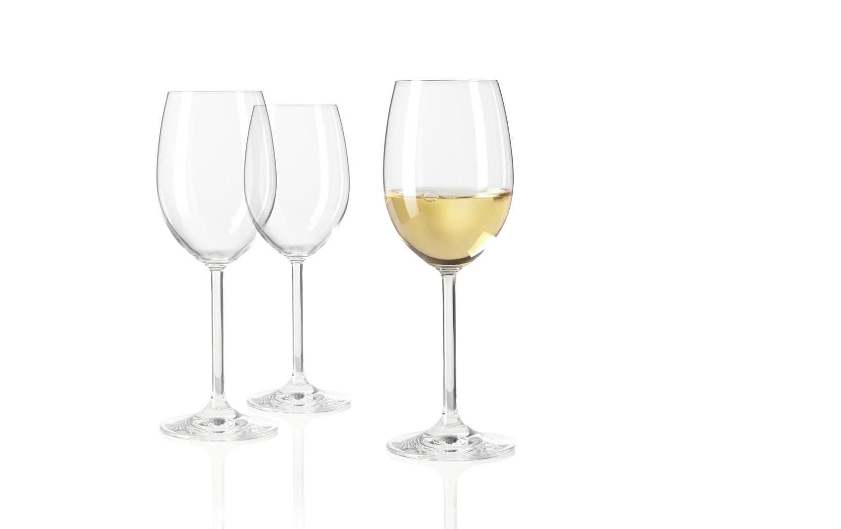 Leonardo Weissweinglas Daily 370 ml, 6 Stück, Transparent