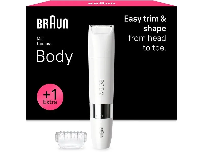 Braun Body Mini Trimmer BS1000 Weiss Braun Body Mini Trimmer BS1000 Weiss