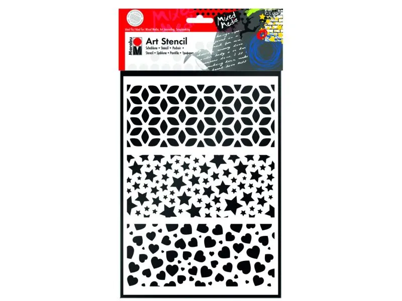 Marabu Schablone Art Stencil Modern Combination
