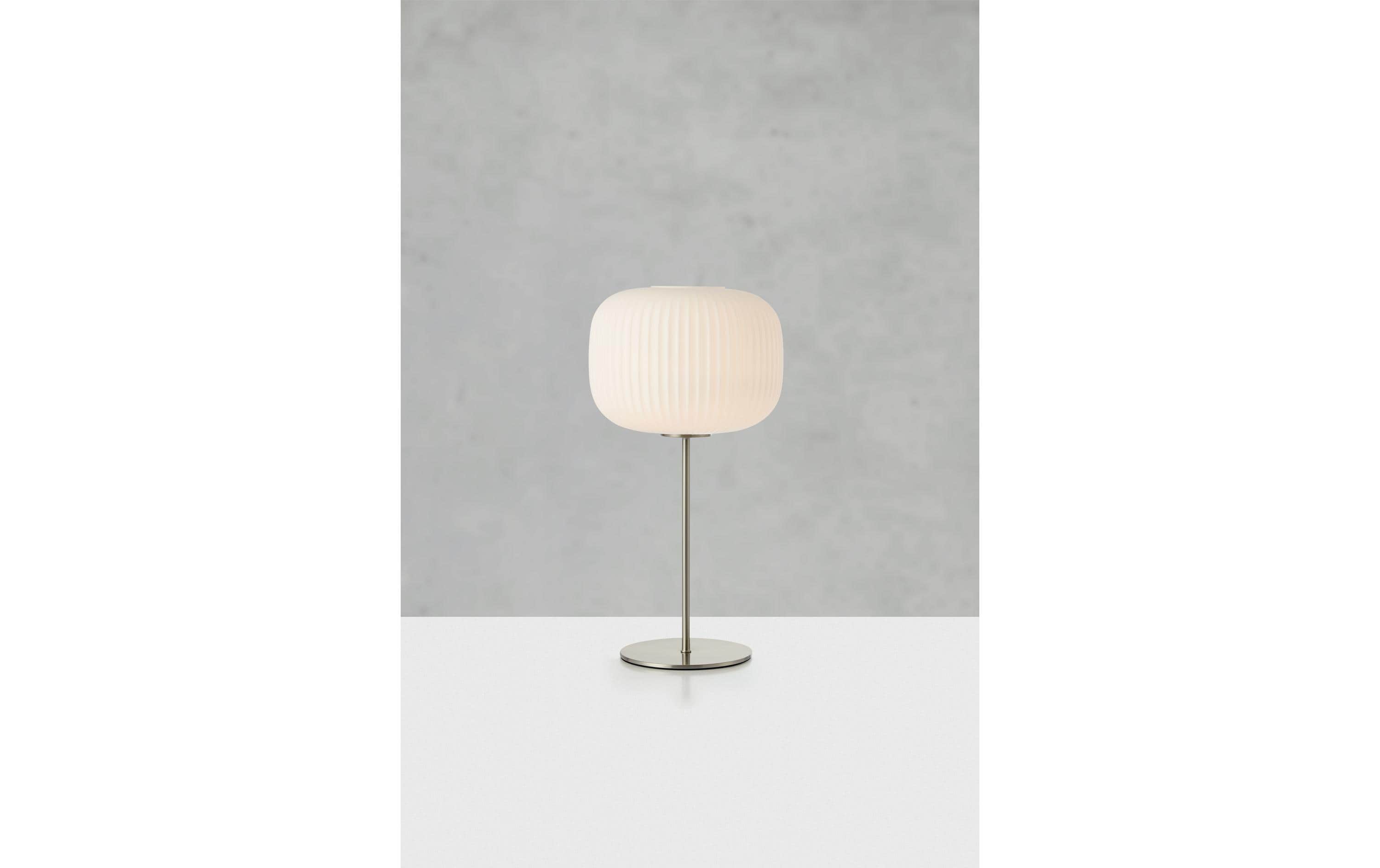 Markslöjd Sober Tischleuchte Weiss/Nickel