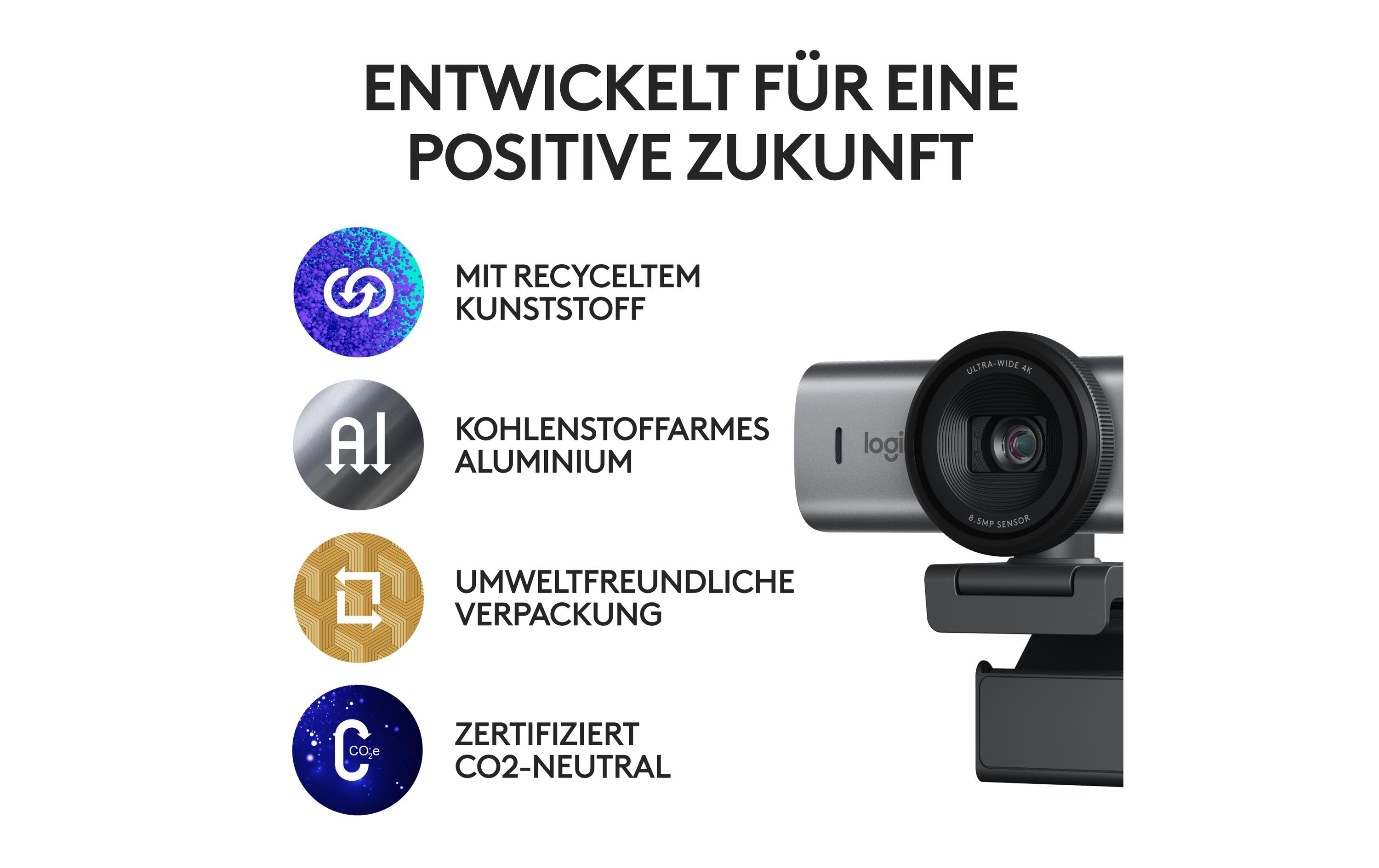 Logitech Webcam MX Brio 4K Graphite