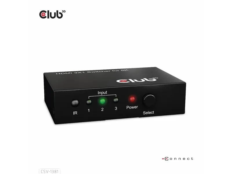 Club 3D Umschalter CSV-1381 HDMI Club 3D Umschalter CSV-1381 HDMI