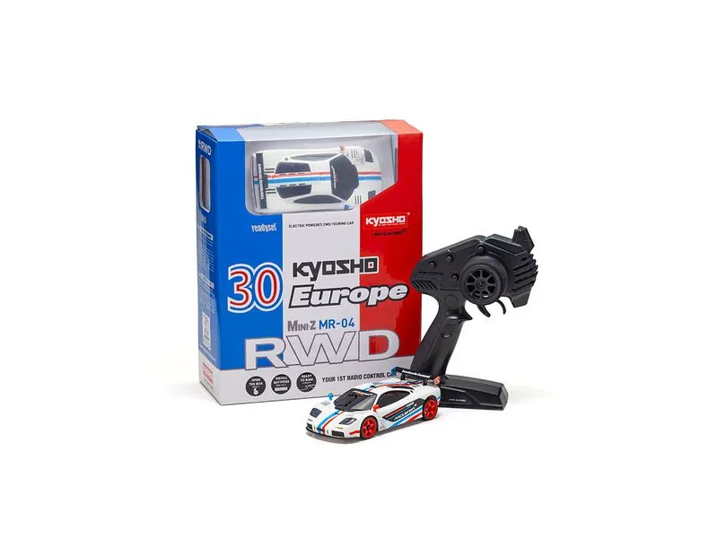 Kyosho Mini-Z MR04 RWD McLaren F1 GTR 30Y 1:27 Readyset Kyosho Mini-Z MR04 RWD McLaren F1 GTR 30Y 1:27 Readyset