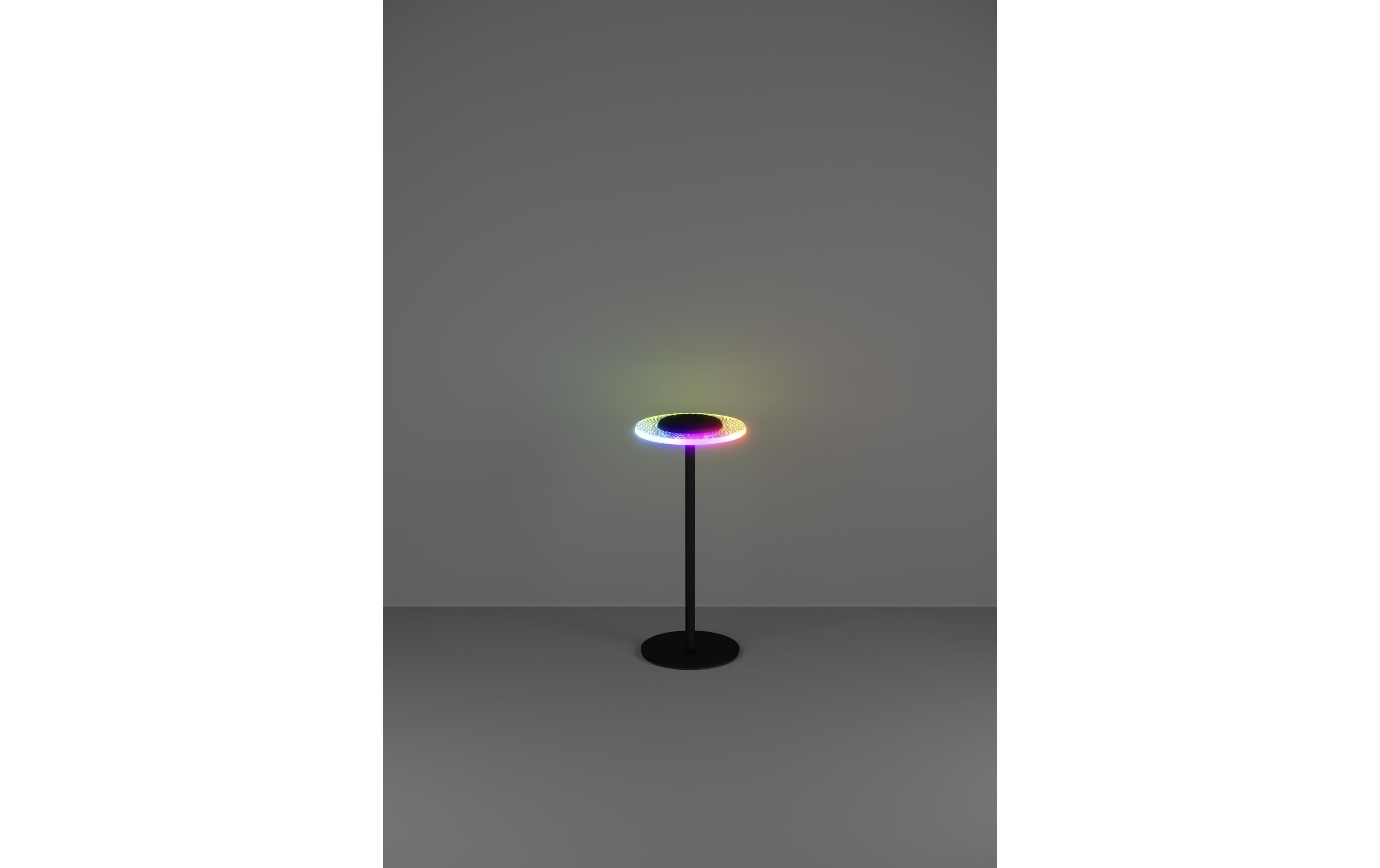 EGLO Leuchten Tischleuchte TREPELLA Akku LED-RGBW Touch Schwarz