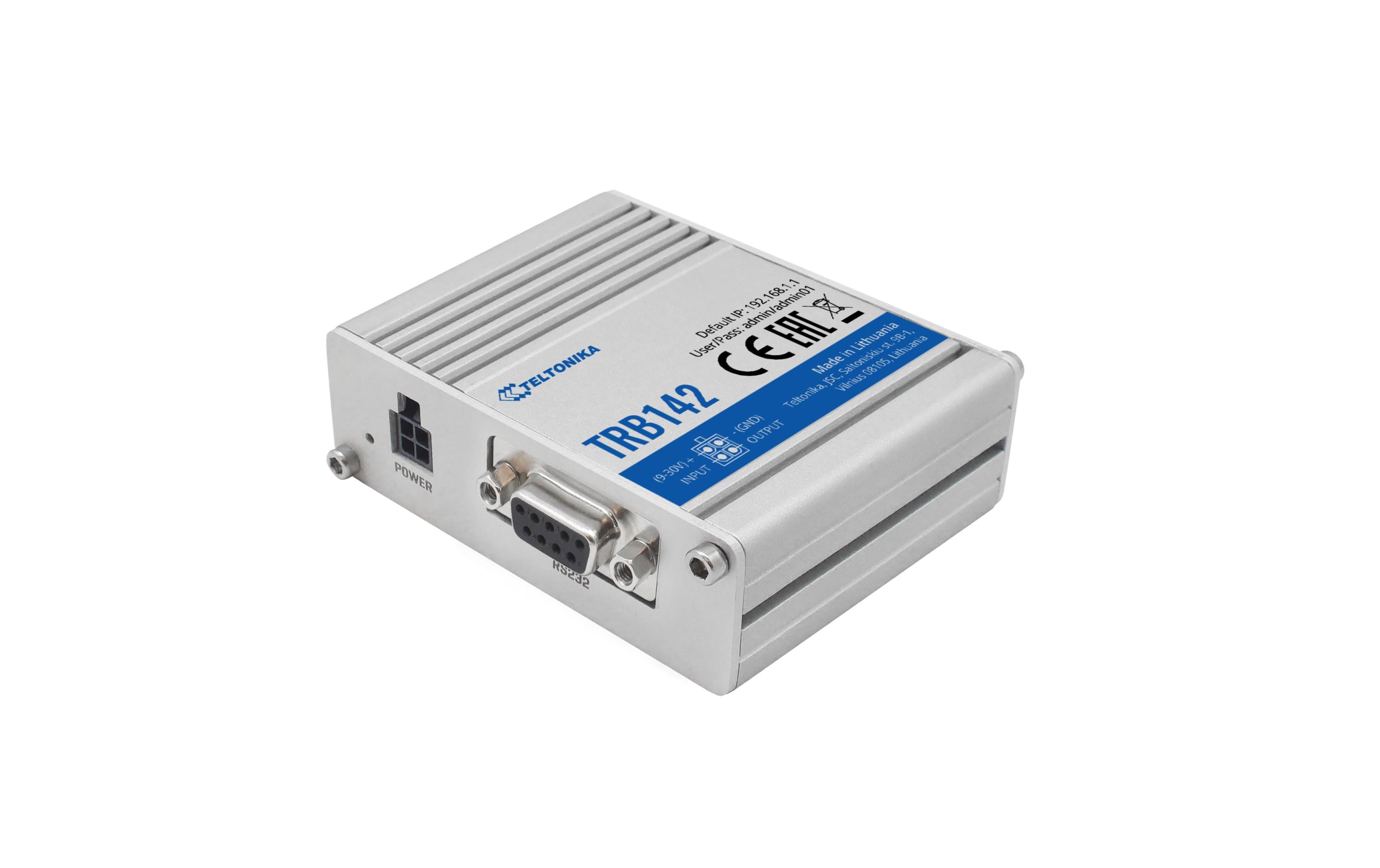 Teltonika LTE-Industriemodem TRB142 RS232 Teltonika LTE-Industriemodem TRB142 RS232