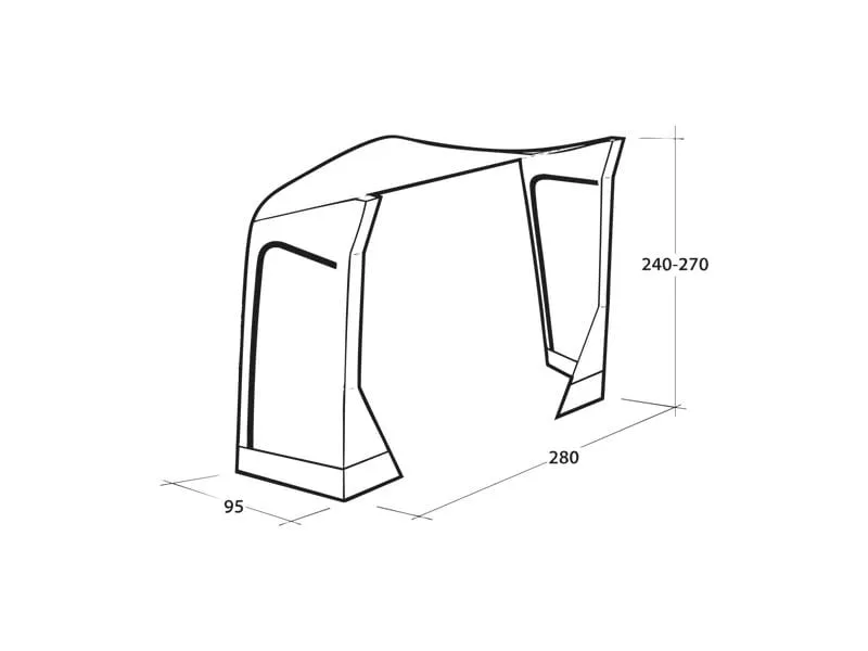 Outwell Verbindungsschleuse Mid/Tall Park PowerAir Outwell Verbindungsschleuse Mid/Tall Park PowerAir