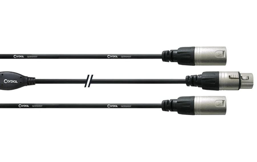 Cordial Audio-Kabel CFY 0.3FMM XLR - XLR 0.3 m