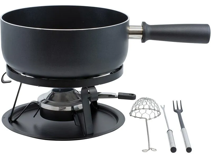 Kadastar Käsefondue-Set Royal 22 Teile, Schwarz Kadastar Käsefondue-Set Royal 22 Teile, Schwarz
