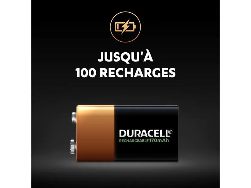 Duracell Akku Recharge 9 V 170 mAh 1 Stück Duracell Akku Recharge 9 V 170 mAh 1 Stück