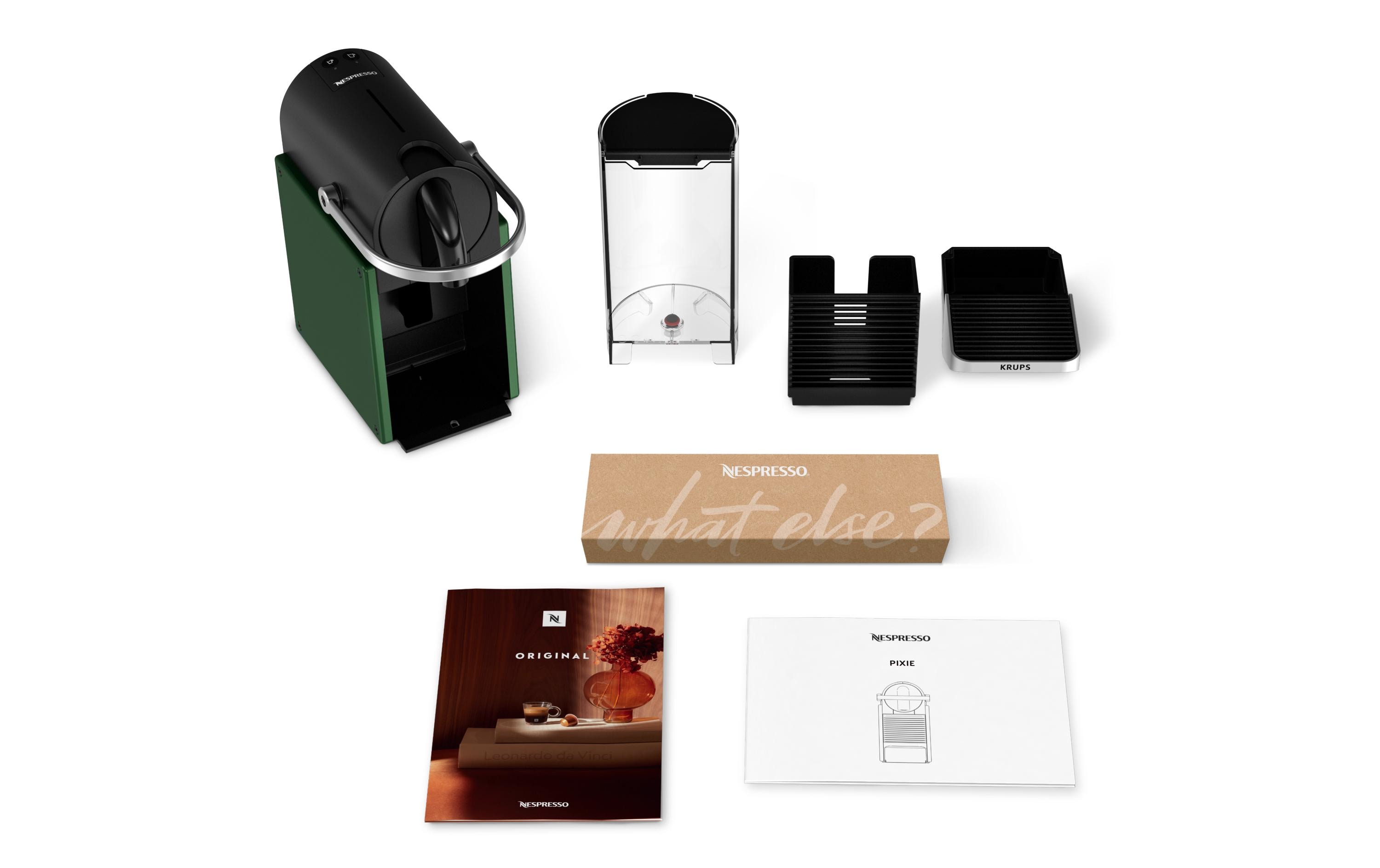 Krups Kaffeemaschine Nespresso Pixie XN3063CH Dunkelgrün