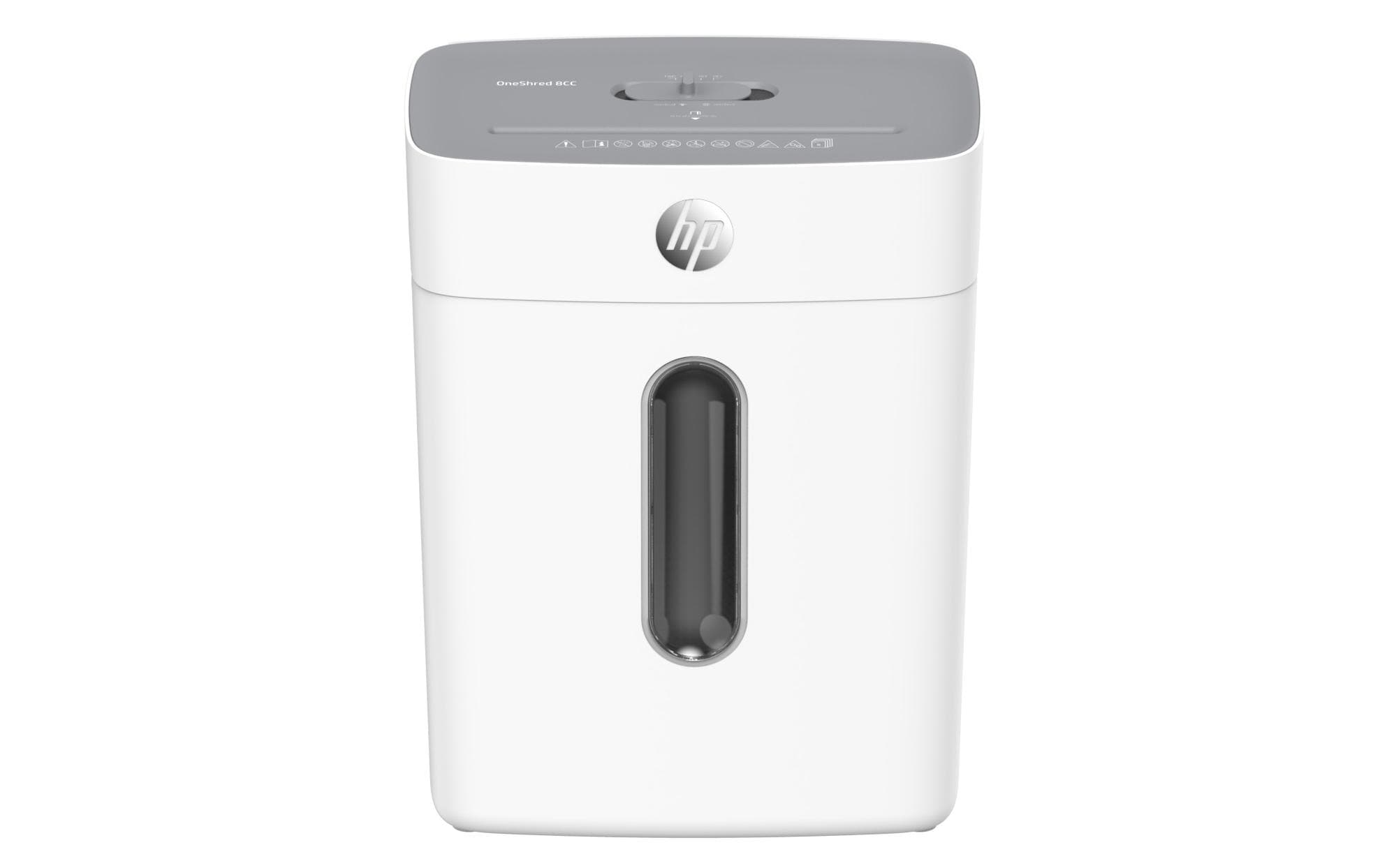 HP Aktenvernichter OneShred 8CC P-4, 8 Seiten